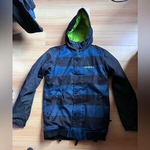 O'Neill Gray and Black Snow Jacket